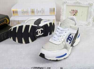 basket chanel blanche femme